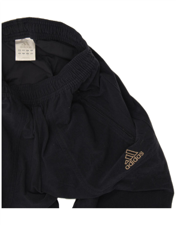 ADIDAS Mens Tracksuit Trousers UK 34/36 Small Navy Blue Polyester Vintage Adidas and Second-Hand Adidas from Messina Hembry 