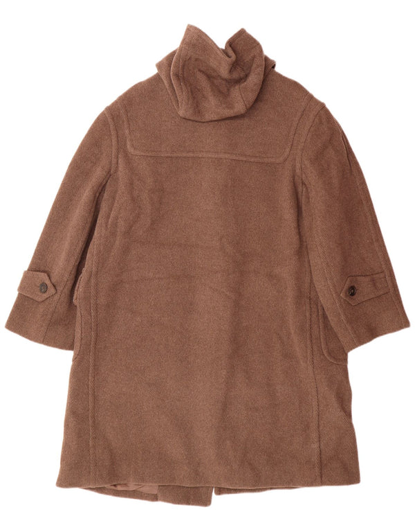 Duffle Coat pentru femei Jones New York UK 14 Medium Brown Wool Classic