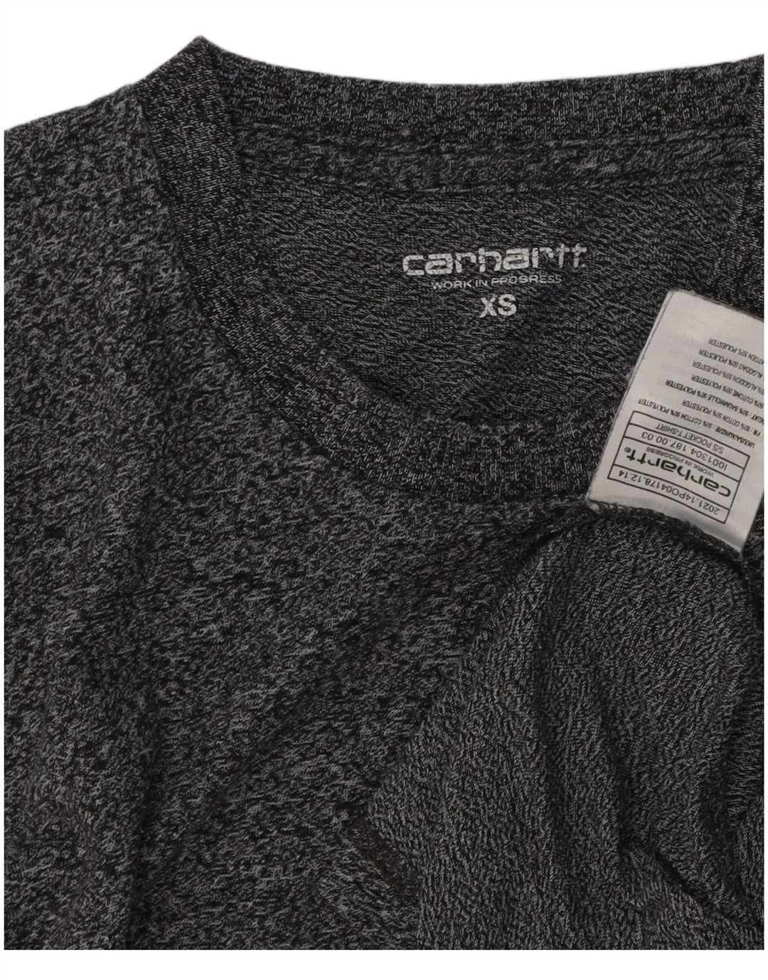 Tricou pentru bărbați CARHARTT Top XS bumbac cu pete gri