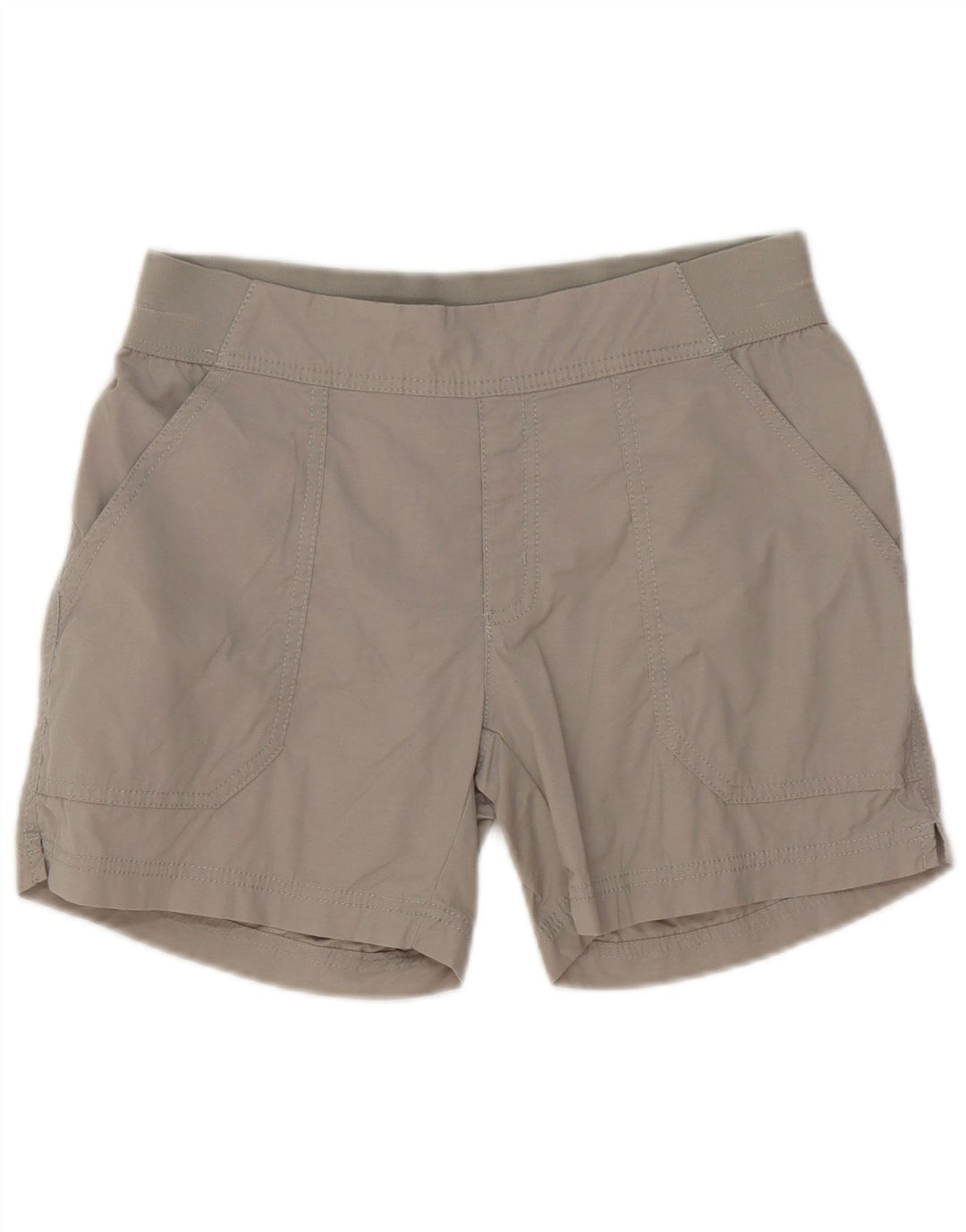 Pantaloni scurți chino Columbia Regular Fit, pentru femei, mici W28, bumbac gri