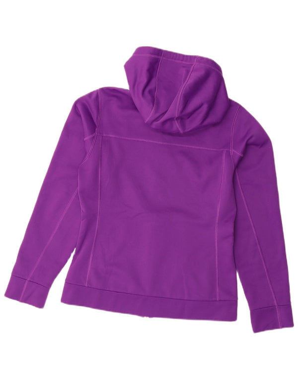Pulover The North Face pentru femei, cu fermoar, cu capota, UK 10, violet
