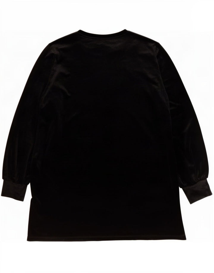 Rochie cu mânecă lungă pentru femei Zara UK 16 Poliester negru mare