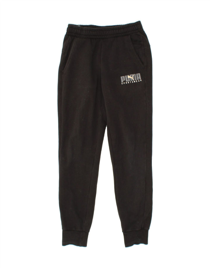 PUMA Mens Tracksuit Trousers Joggers Small Black Cotton Vintage Puma and Second-Hand Puma from Messina Hembry 