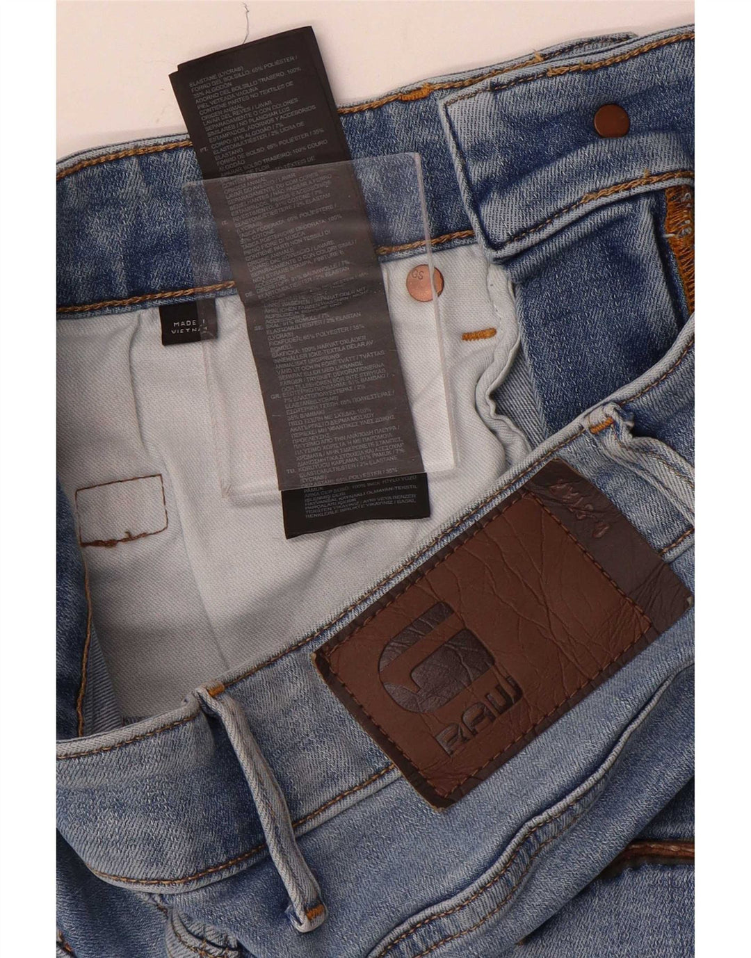 Blugi slim pentru femei G-Star W28 L30 albastru