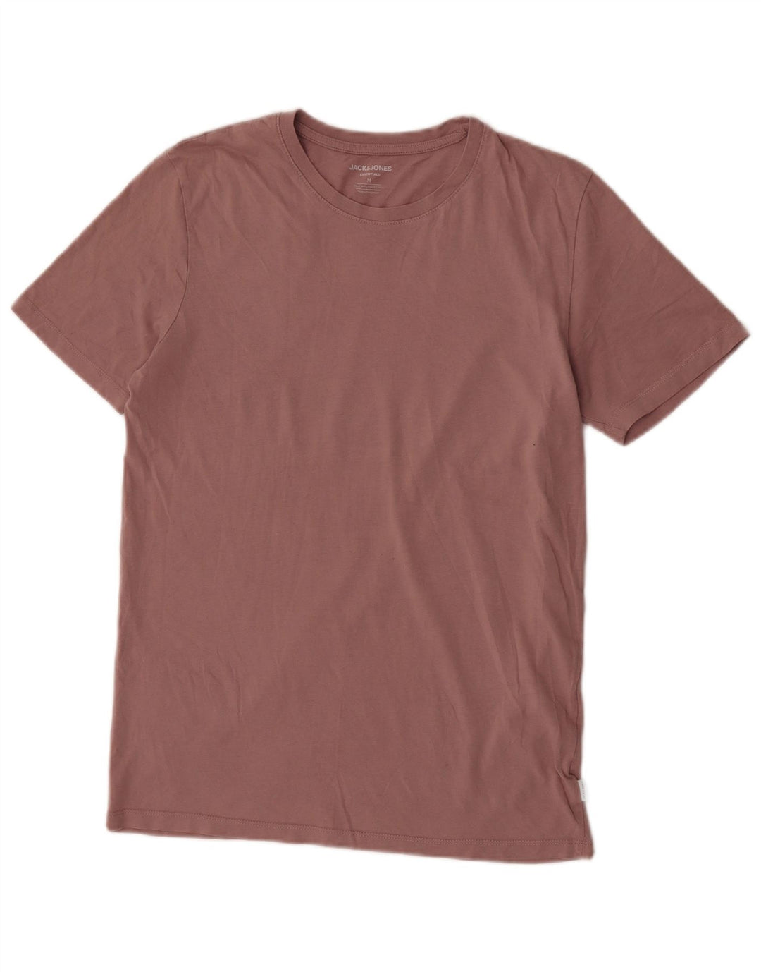 Tricou Jack & Jones pentru bărbați Top din bumbac roz mediu