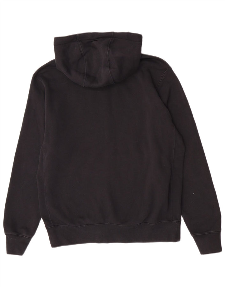 Pulover Nike pentru bărbați, cu fermoar, bumbac mediu negru