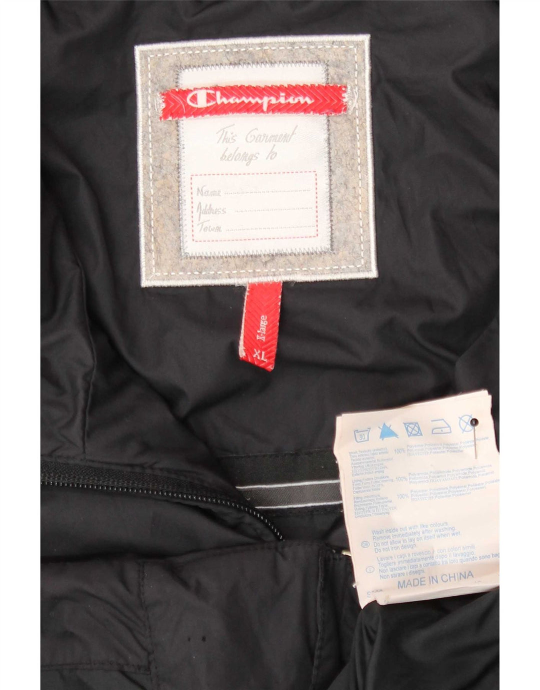 Jachetă căptușită pentru femei Champion UK 18 XL Poliester negru