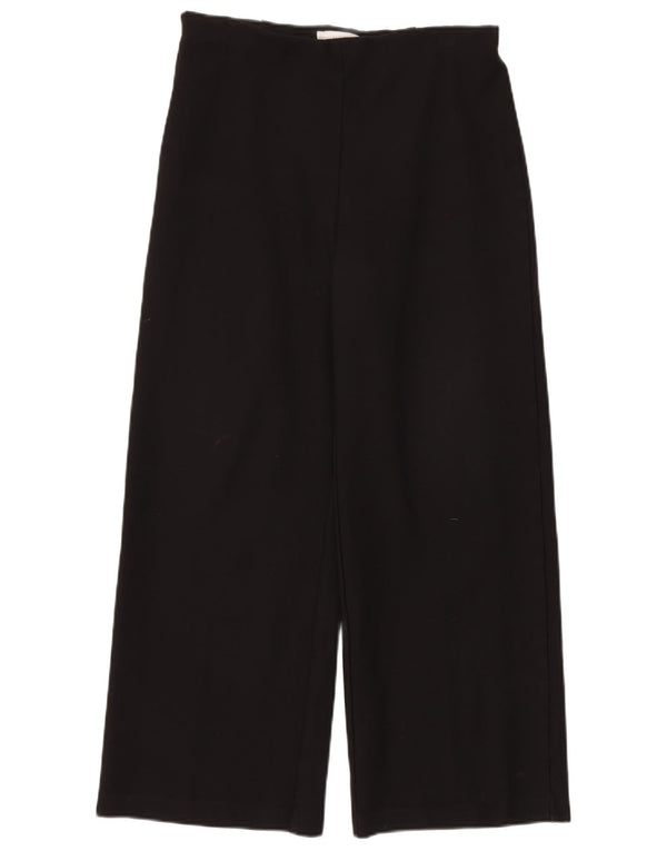 Pantaloni Hobbs pentru femei cu talie înaltă cu picioare largi UK 12 Medium W34 L30 Negru