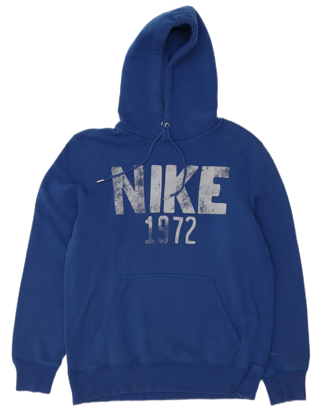 Pulover NIKE pentru bărbați cu glugă grafic, bumbac albastru mediu