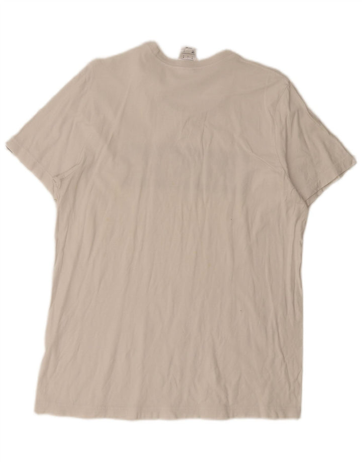 Tricou grafic pentru bărbați Adidas Top Mediu Alb