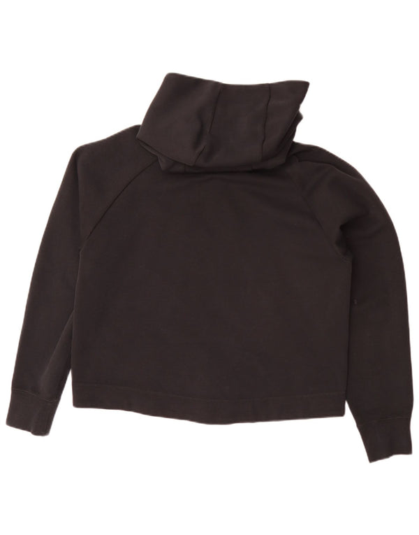 Pulover Nike pentru femei, supradimensionat, cu fermoar, UK 10, negru