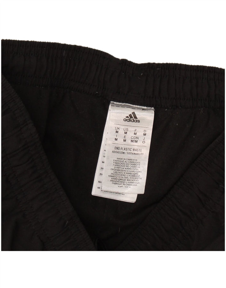 Pantaloni de trening Adidas pentru bărbați Joggeri poliester mediu negru