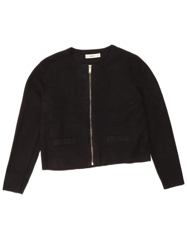 Pulover cardigan pentru femei Zara UK 10 Mic Negru