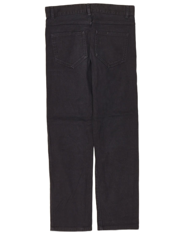 Jeans drepte pentru femei cu talie înaltă Joseph W26 L25 bumbac negru