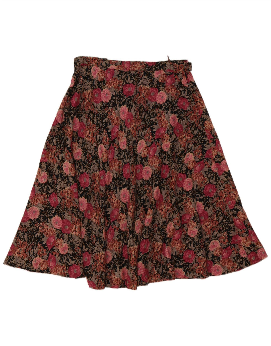 Fustă A-Line pentru Damă Vintage W30 Roz Mediu Floral
