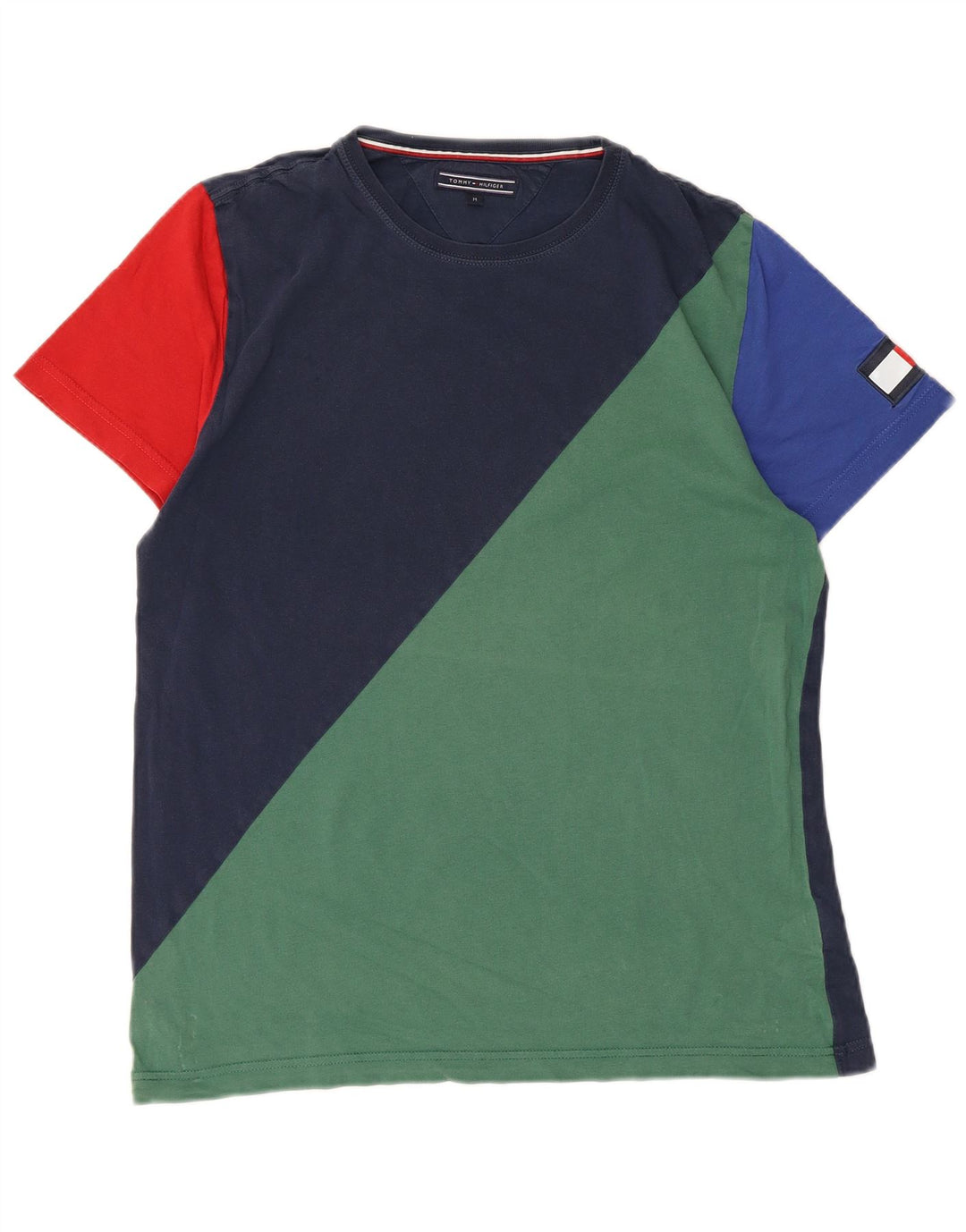 Tricou pentru bărbați Tommy Hilfiger Top mediu multicolor din bumbac color bloc