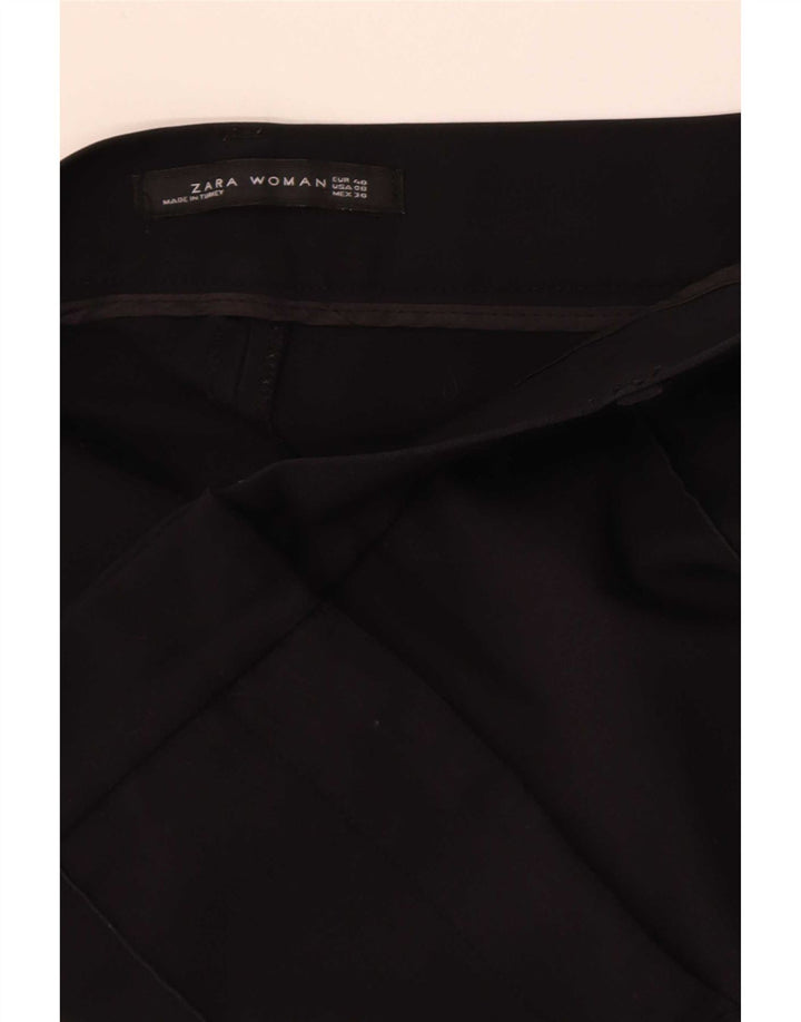 Pantaloni casual pentru femei Bootcut Zara EU 40 Medium W30 L32 Negri