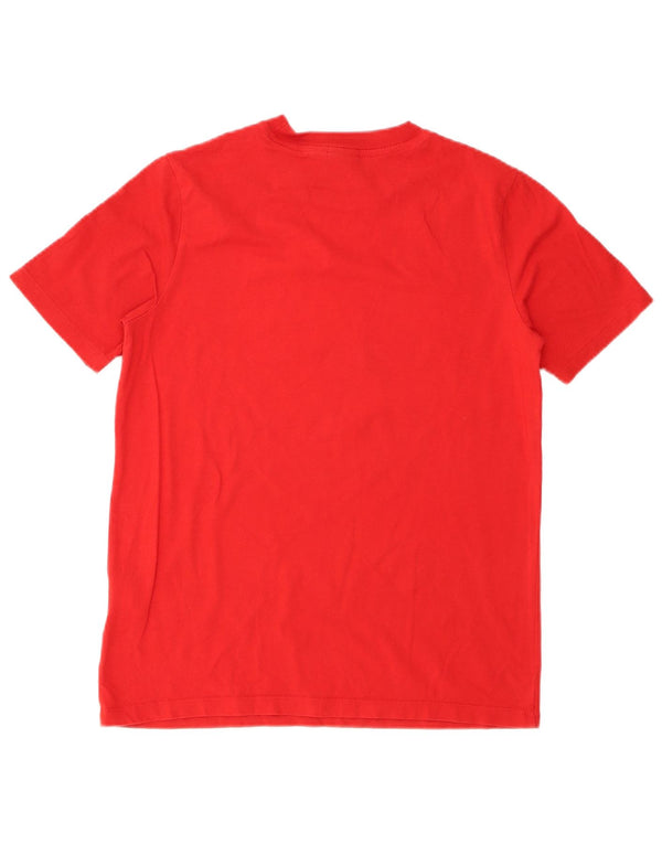 Tricou grafic Adidas pentru femei Top UK 14 Medium Red Bumbac