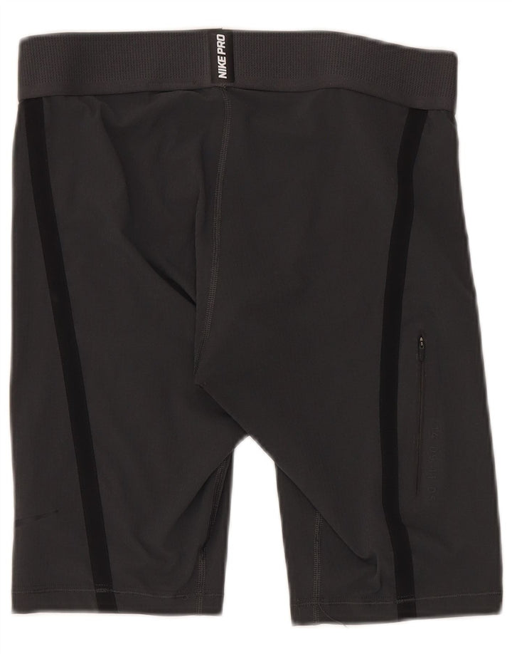 Pantaloni scurți sport Nike pentru bărbați, mari, gri, poliester