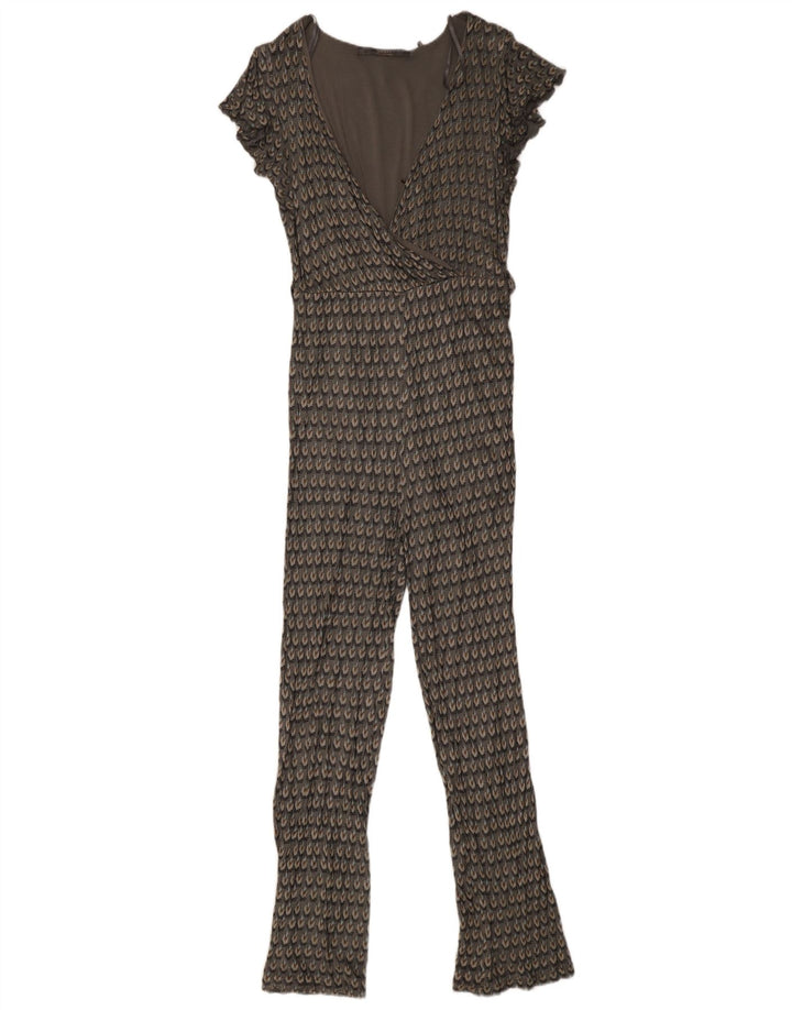 Salopetă Guess pentru femei UK 10 Small Gri Geometric Viscose