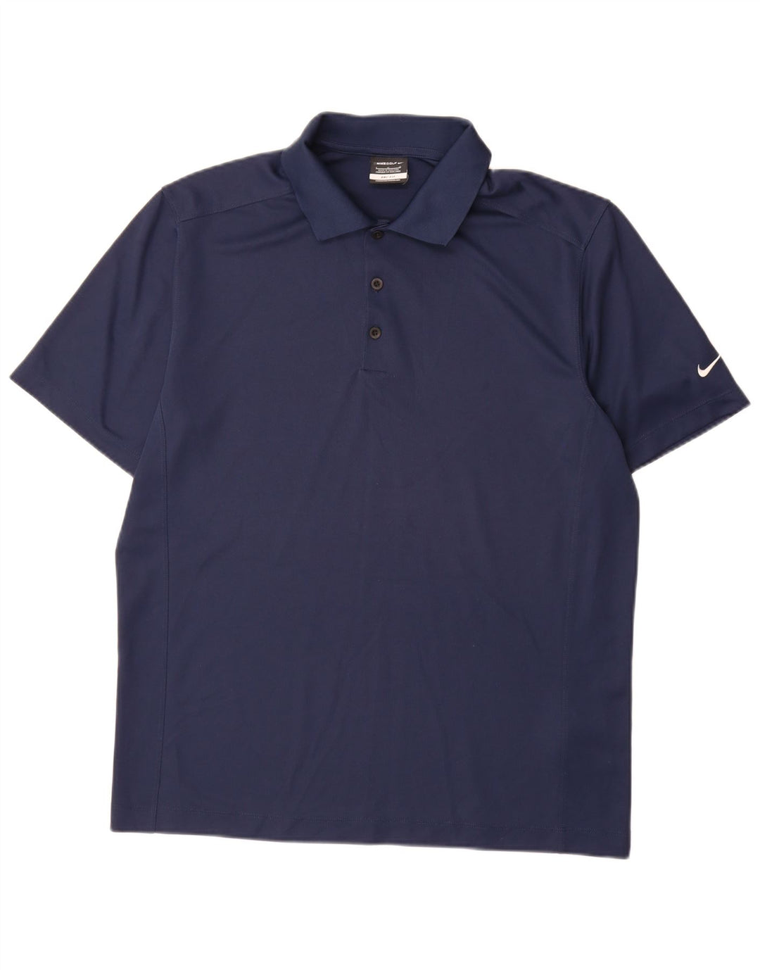 Tricou polo Nike pentru bărbați Dri Fit, mare, poliester bleumarin