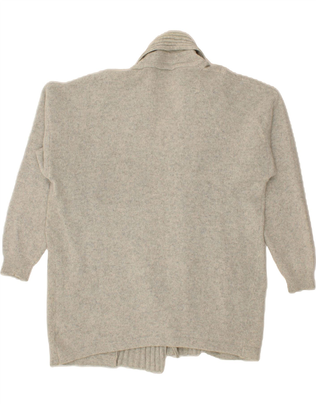 SARA GLENZER Womens Open Cardigan Sweater UK 14 Medium Grey Wool Vintage Sara Glenzer and Second-Hand Sara Glenzer from Messina Hembry 