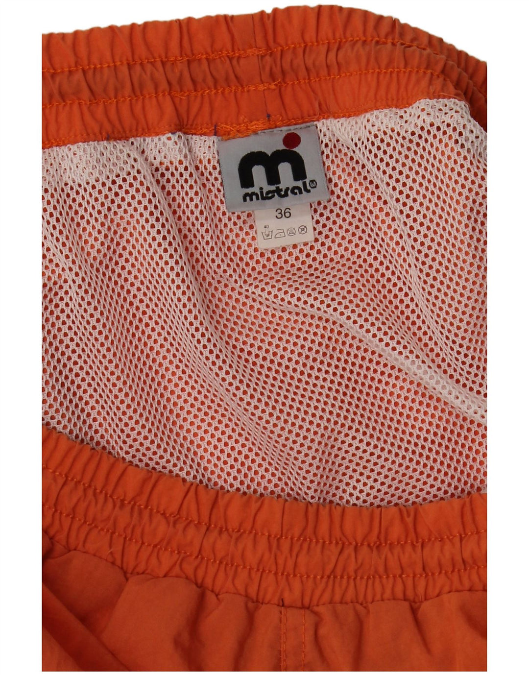 Pantaloni scurți de baie Mistral pentru bărbați, poliamidă portocalie mare