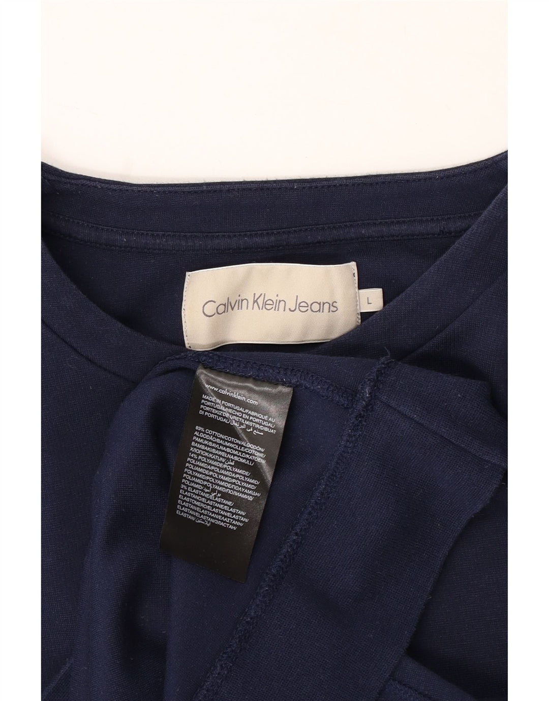 CALVIN KLEIN JEANS Hanorac pentru bărbați Pulover mare din bumbac bleumarin