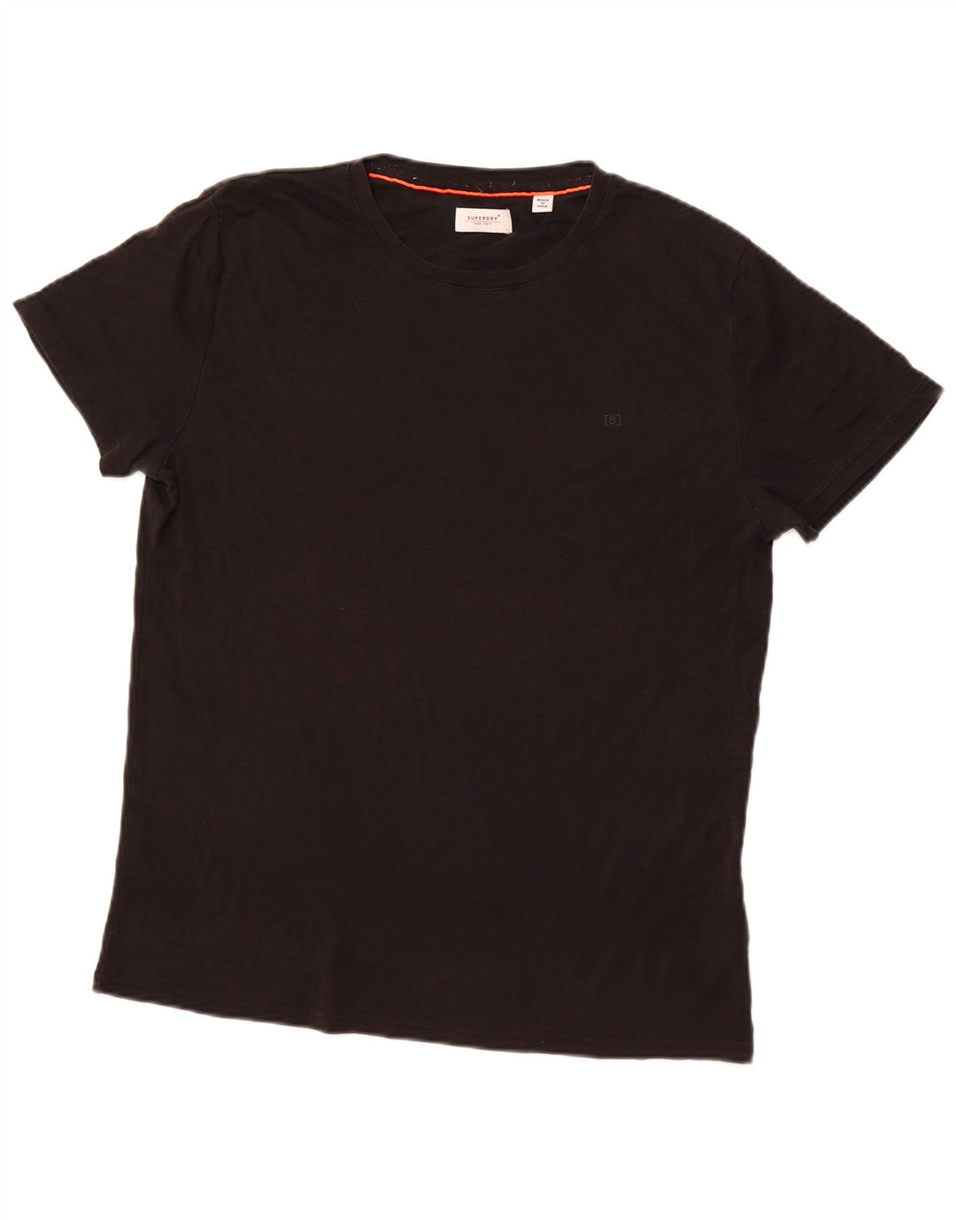 Tricou Superdry pentru bărbați Top mare din bumbac negru
