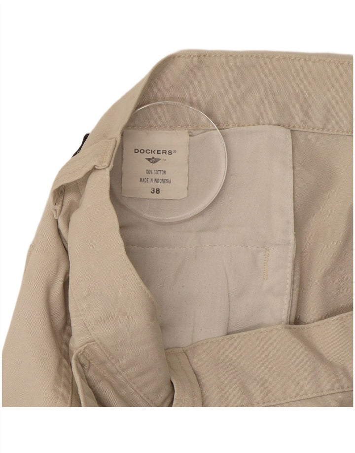 Pantaloni scurti cargo pentru bărbați DOCKERS W38 XL bumbac bej