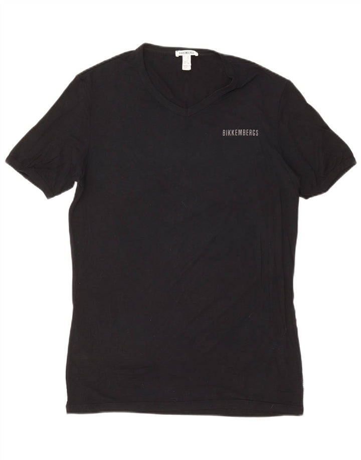 Tricou pentru bărbați Bikkembergs Top UK 38 Medium Black Modal