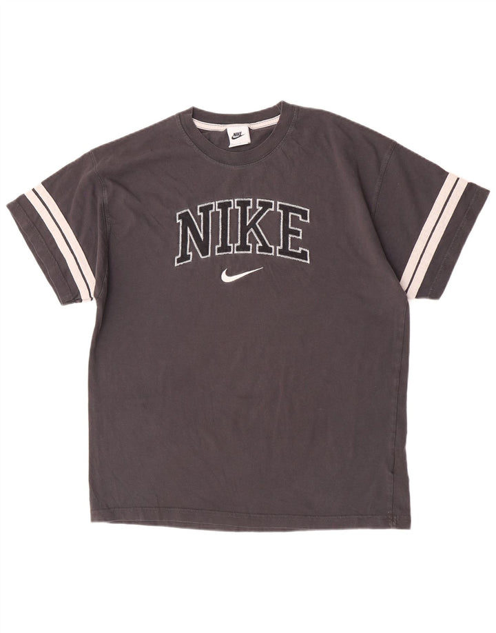 Tricou grafic Nike pentru bărbați Top, gri mediu, bumbac color bloc