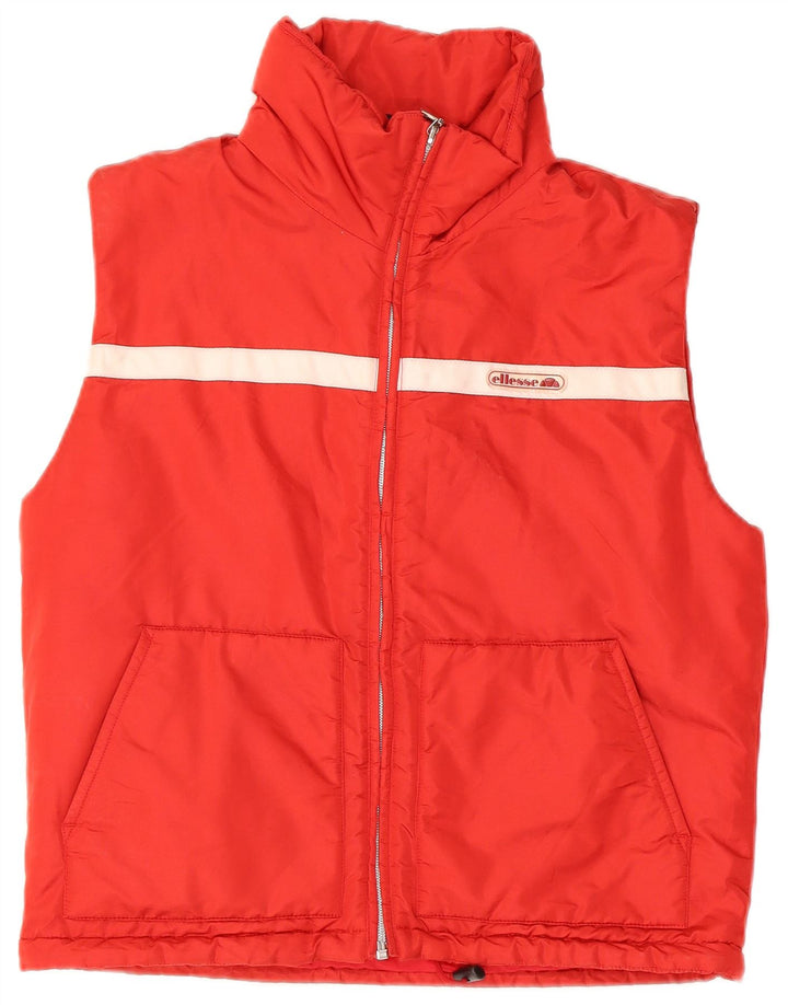 Gilet căptușit supradimensionat pentru femei ELLESSE UK 10 Small Red