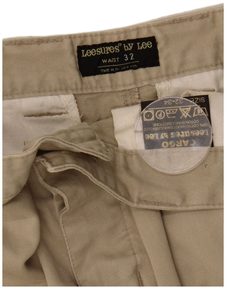 Pantaloni cargo drepti pentru bărbați LEE L32 L34 bumbac bej