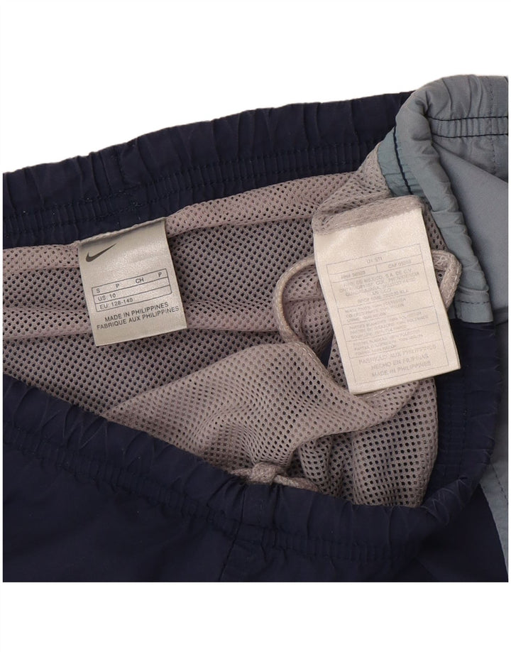 Pantaloni scurți de înot Nike pentru băieți 9-10 ani, albastru, poliester color bloc