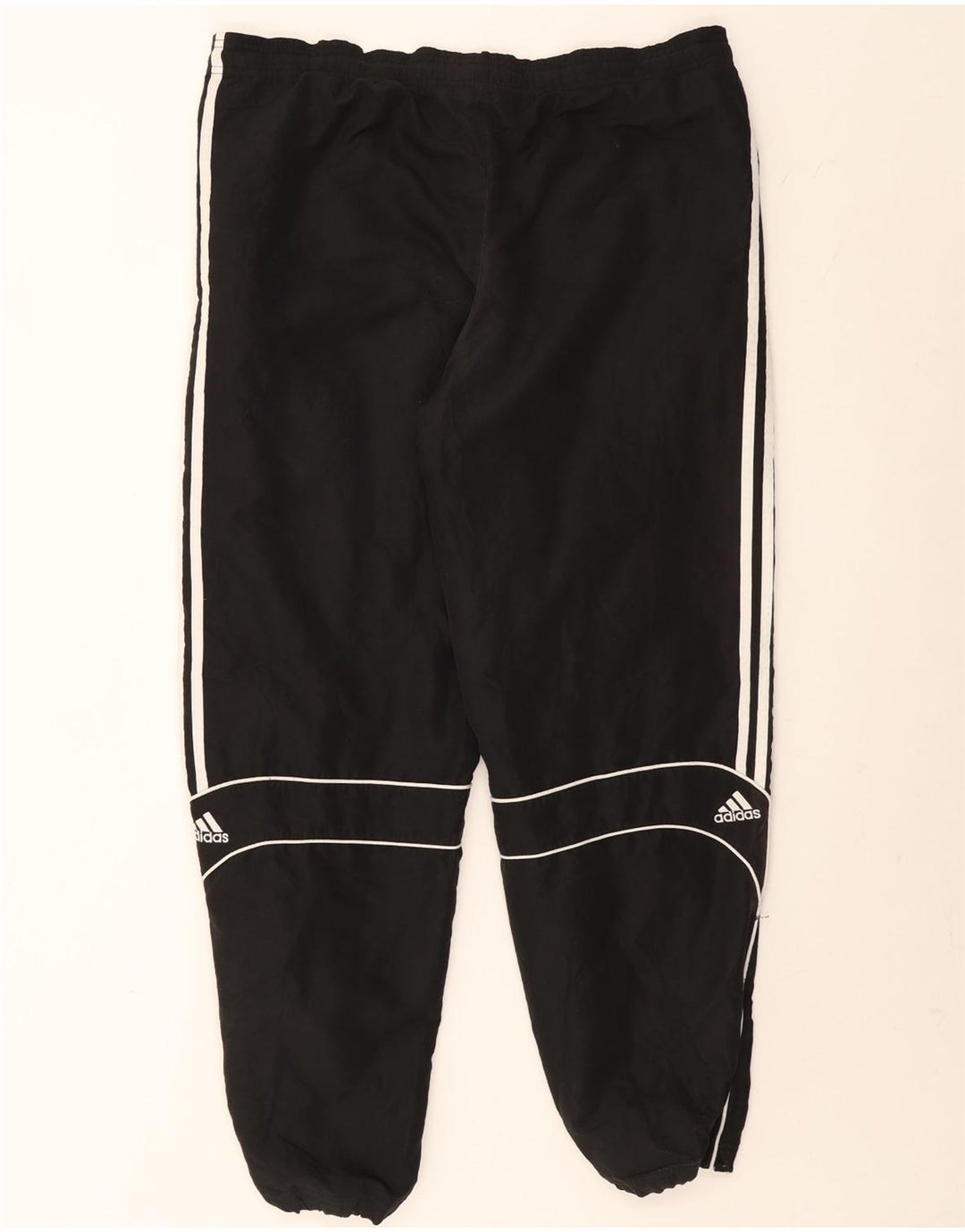 Pantaloni de trening pentru bărbați Adidas Pantaloni de jogging, mari, negru, poliester