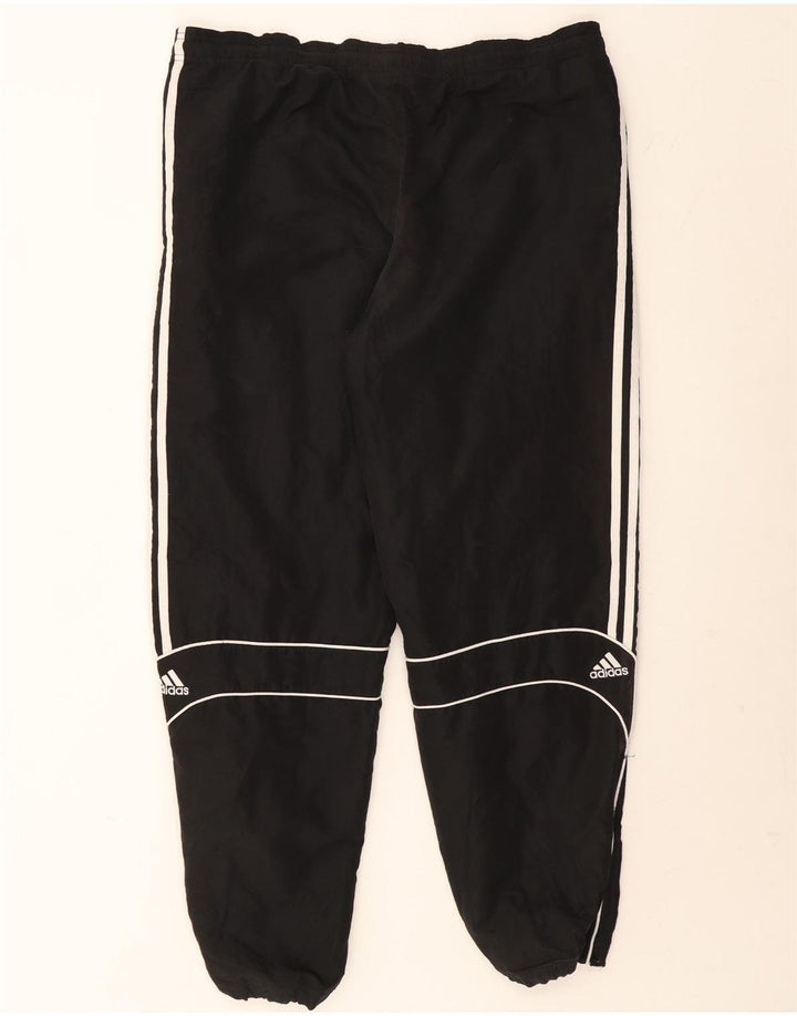 Pantaloni de trening pentru bărbați Adidas Pantaloni de jogging, mari, negru, poliester