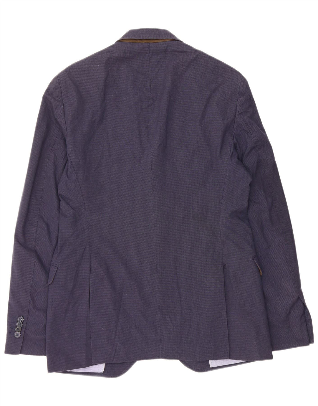 Blazer Massimo Dutti pentru bărbați, cu 2 nasturi, EU 52, mare, bleumarin, picioare de găină