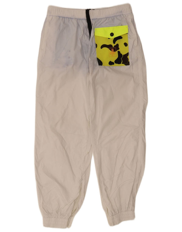 Refrigiwear Pantaloni de trening pentru bărbați Pantaloni de jogging, mare, alb, imprimeu animal