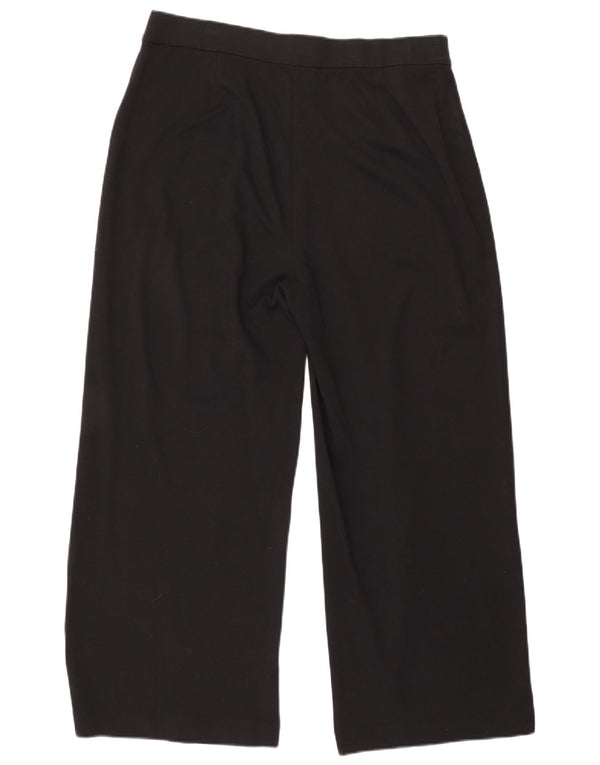 MARKS & SPENCER Pantaloni casual pentru femei cu talie înaltă UK 18 XL W34 L27 Negru