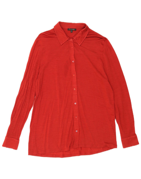 Cămașă Massimo Dutti pentru femei UK 16 Large Red