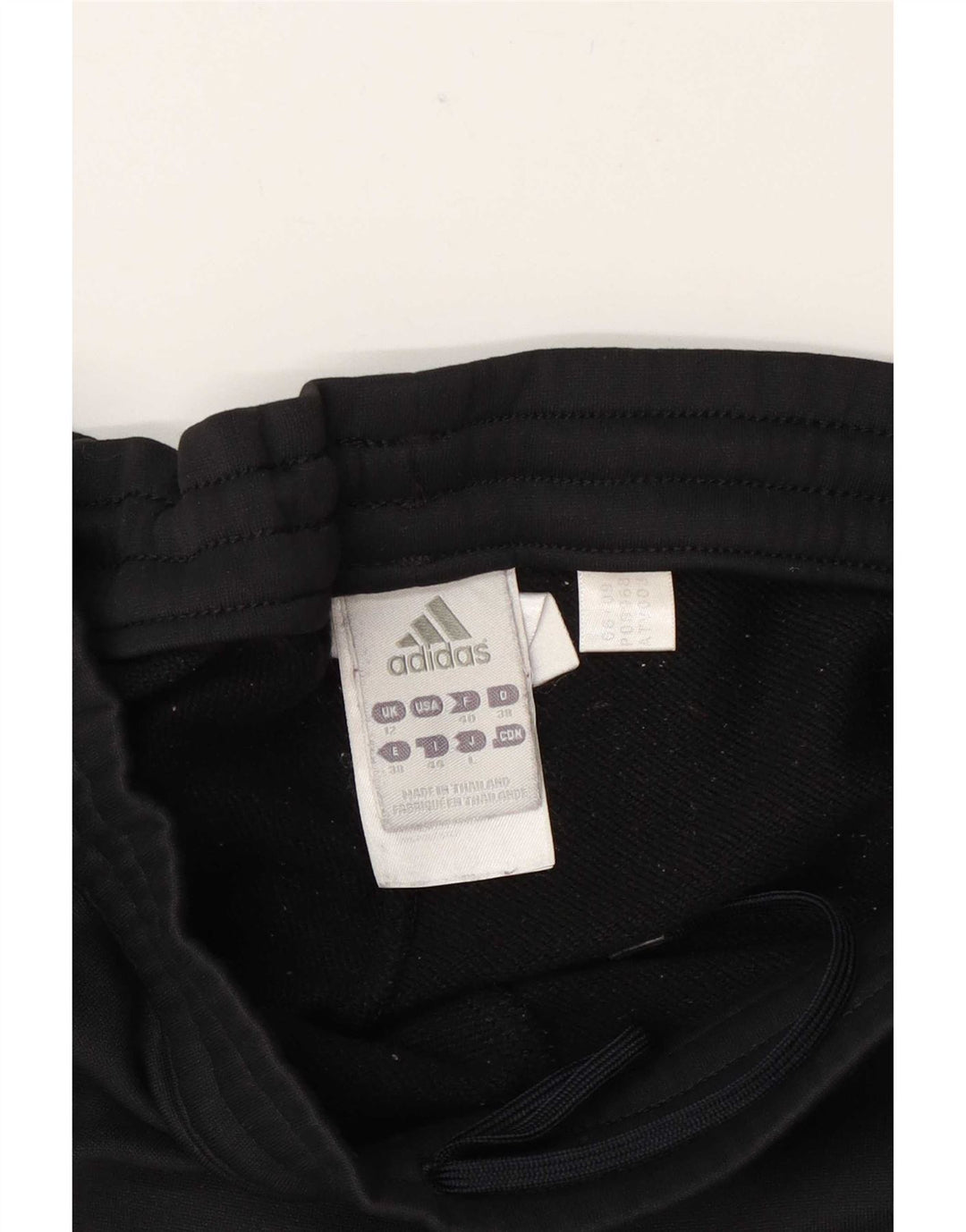 Pantaloni de trening Adidas pentru femei UK 12 Poliester mediu negru