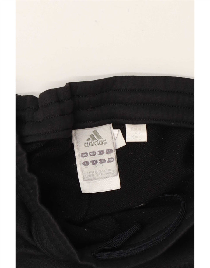 Pantaloni de trening Adidas pentru femei UK 12 Poliester mediu negru