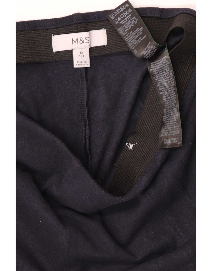 Leggings pentru femei Marks & Spencer UK 12 Poliester mediu bleumarin