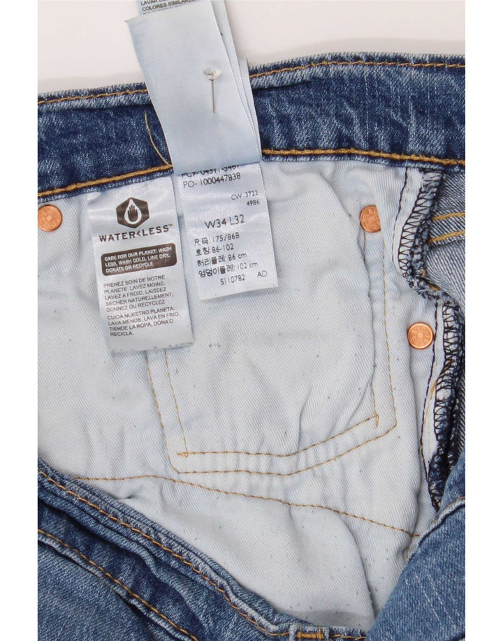 Blugi Levi's 511 Slim pentru bărbați W34 L32 Bumbac albastru