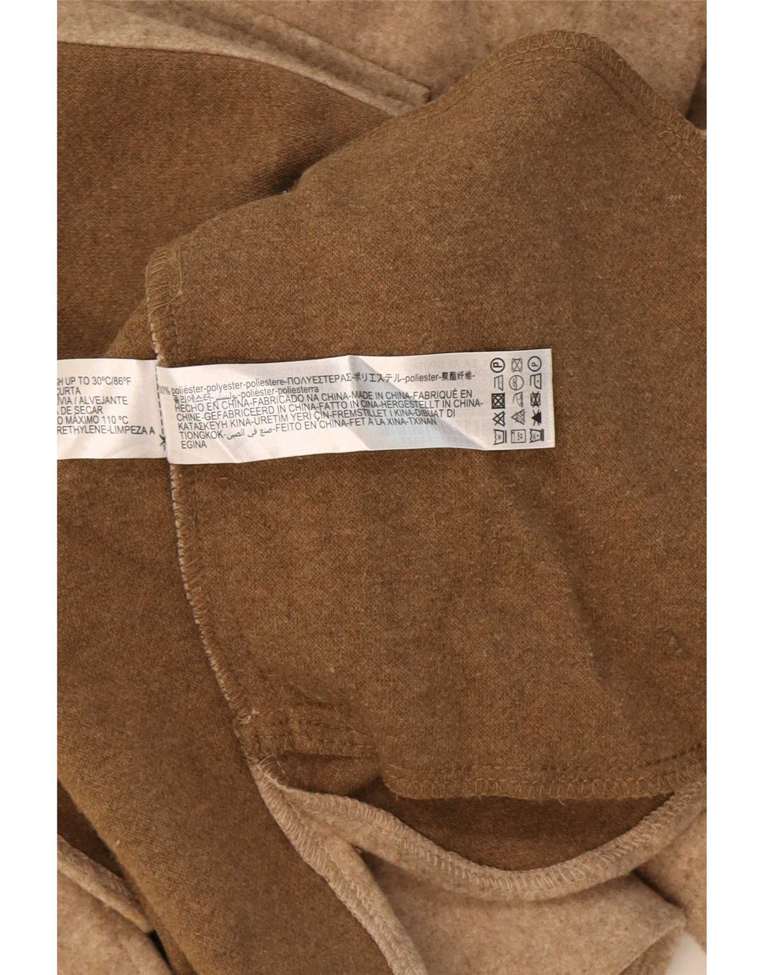 Cămașă supradimensionată pentru femei Shacket Zara UK 10 Mic, bej, poliester