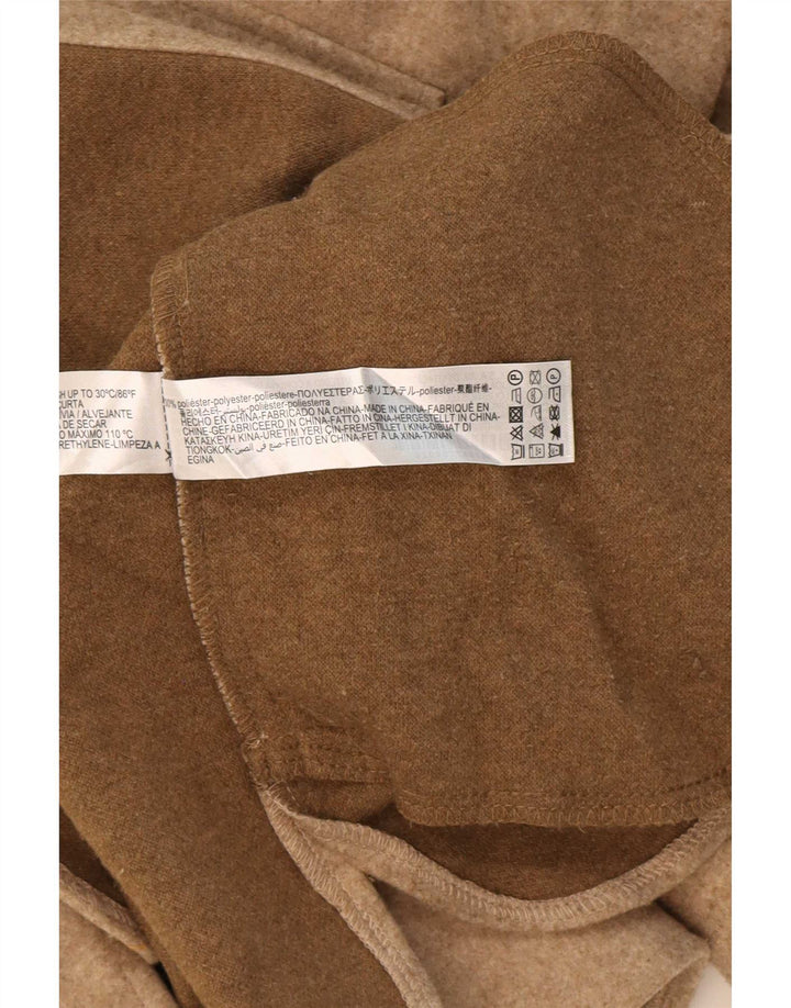 Cămașă supradimensionată pentru femei Shacket Zara UK 10 Mic, bej, poliester