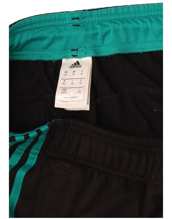 Pantaloni de trening Adidas Climalite pentru bărbați Pantaloni de jogging XL Poliester negru