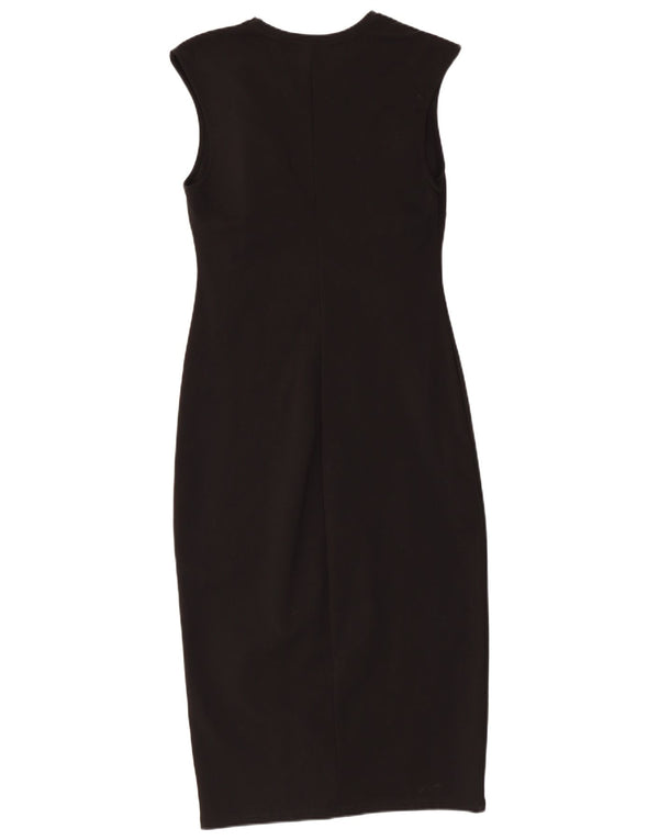 Rochie teacă fără mâneci pentru femei Zara UK 14 mare neagră