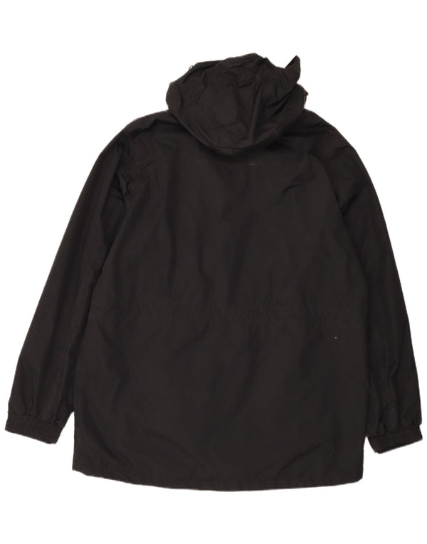 Pelenă de ploaie cu glugă pentru bărbați Mountain Warehouse UK 40, mare, negru, nailon